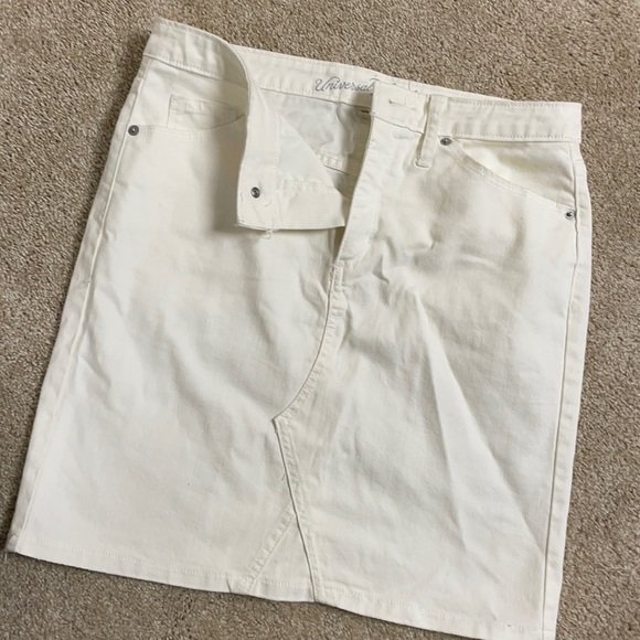 Universal Thread Dresses & Skirts - White denim skirt